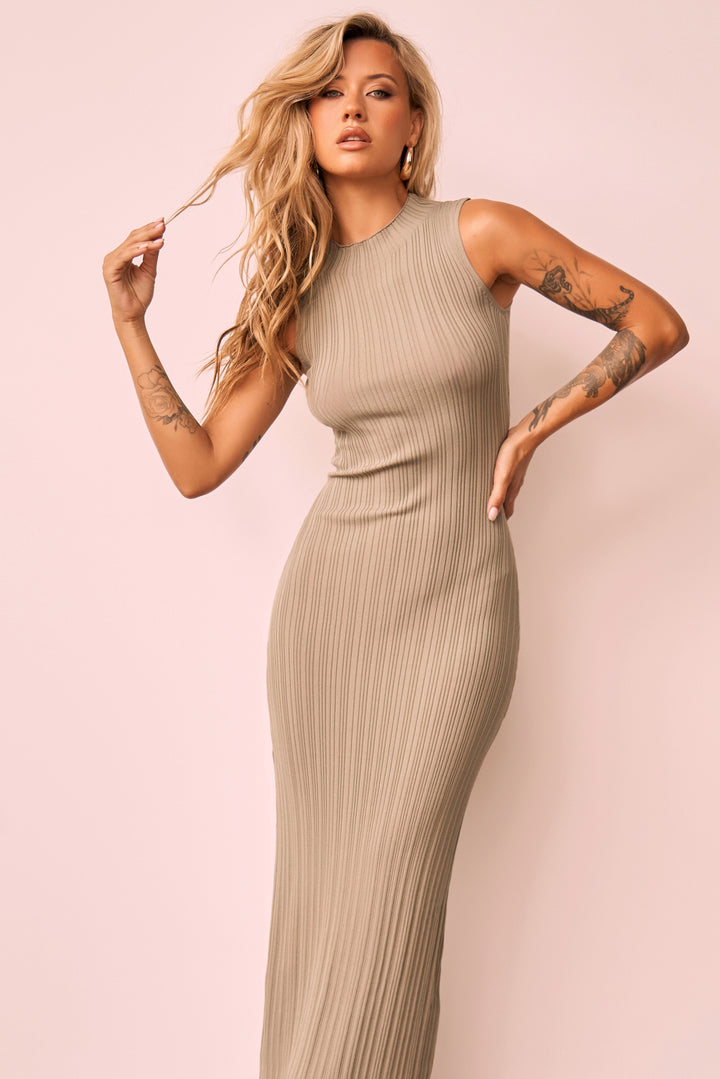 Significant Others Knit Midi Dress - Sage