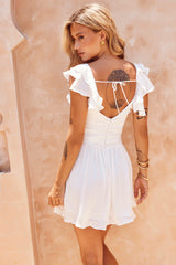 Fairytale Ending Mini Dress - White