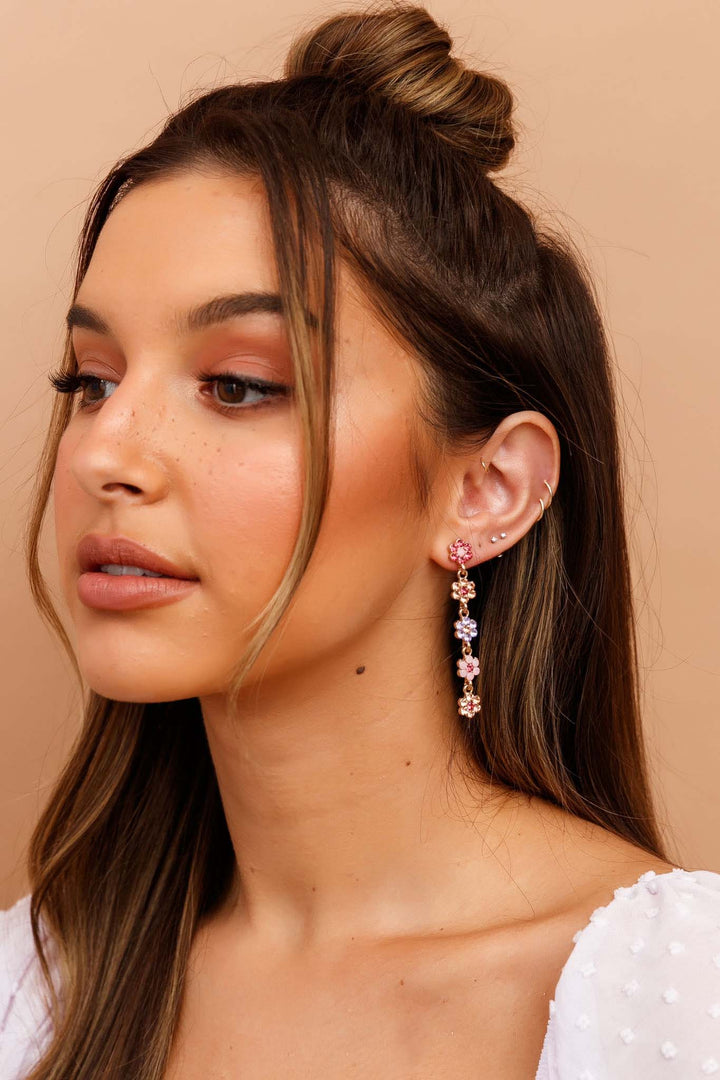 Natasha Drop Earrings - Multi