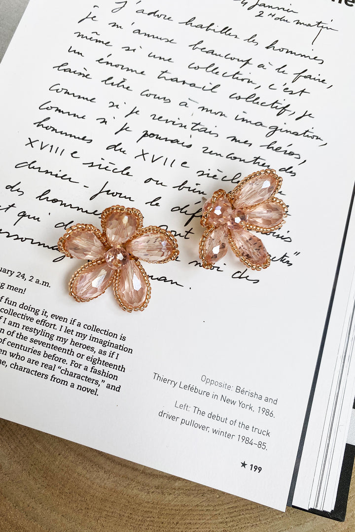 Eden Gold earrings - Pink