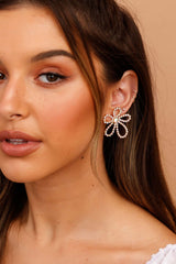 Crystal Daisy Earrings