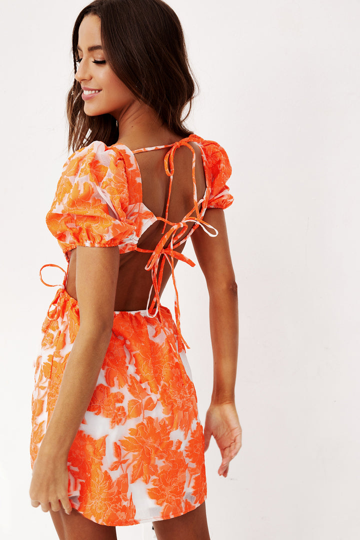 Aperol Mini Dress - Orange