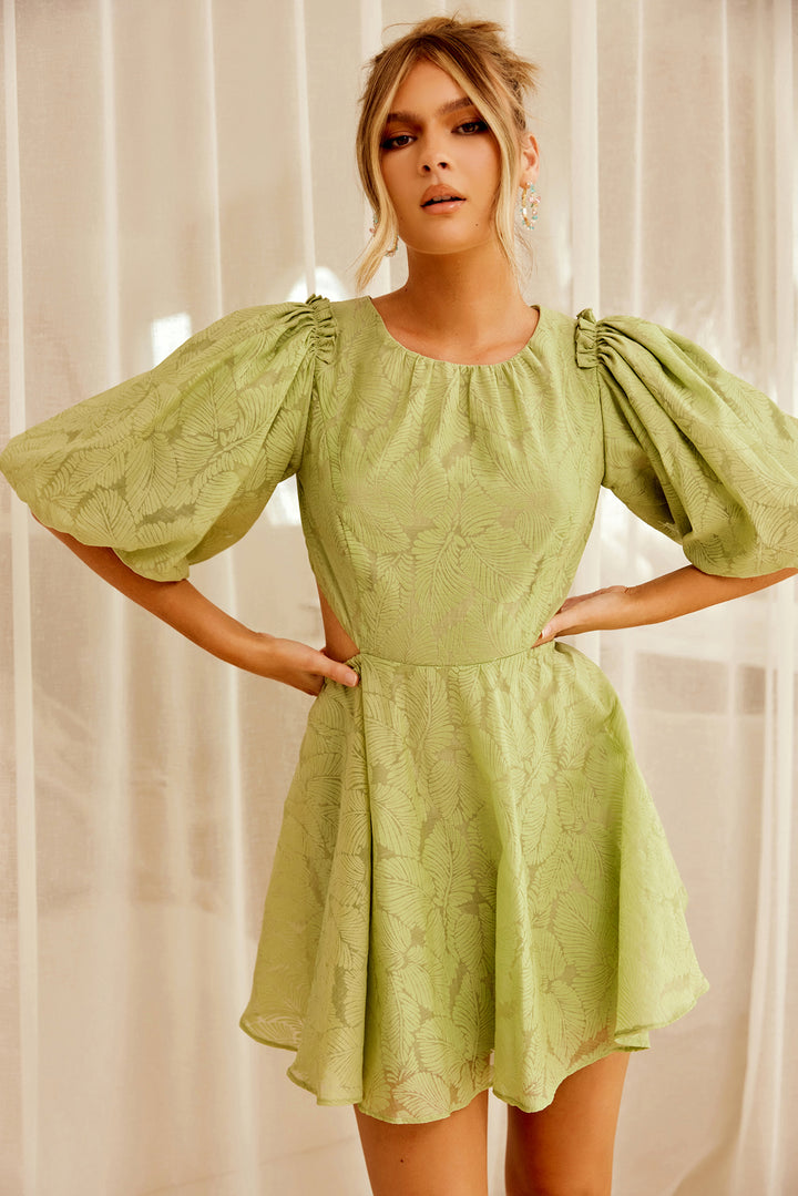 Fortunate Mini Dress - Green