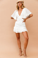 Sprung In Love Dress - White