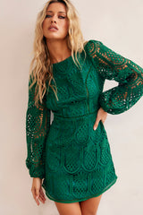 Take Me To The Tropics Dress - Forest Green