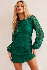 Take Me To The Tropics Dress - Forest Green