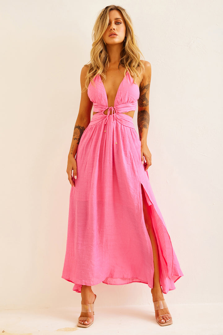 Dolly Maxi Dress - Pink