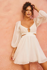 Like Honey Mini Dress - White