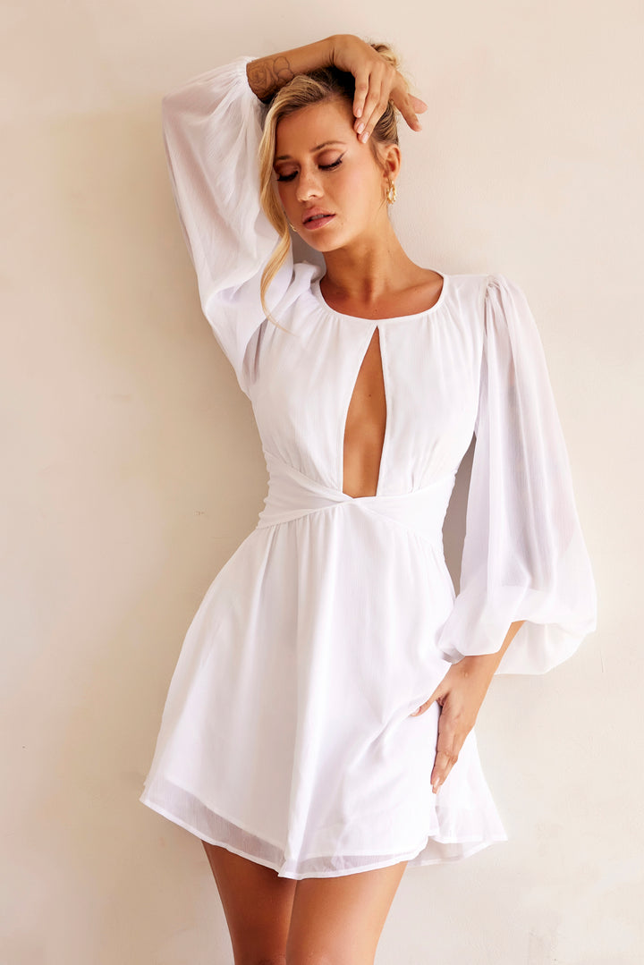 Tara Mini Dress - White