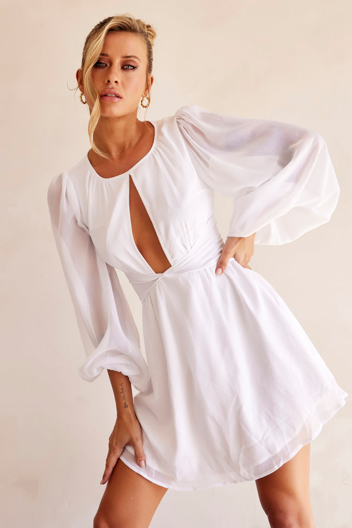 Tara Mini Dress - White