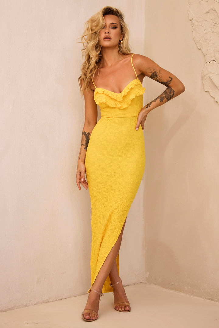 Promenade Maxi Dress - Yellow