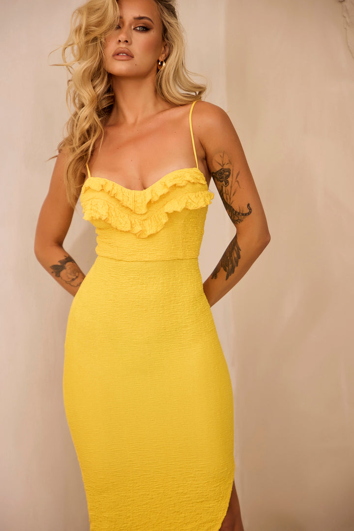 Promenade Maxi Dress - Yellow