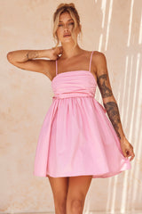 Little Touch Mini Dress - Hot Pink