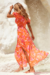 Sundrenched Maxi Dress - Red Multi