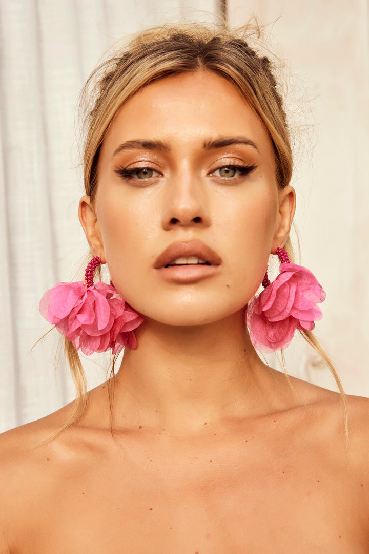 Oracle Earrings - Hot Pink