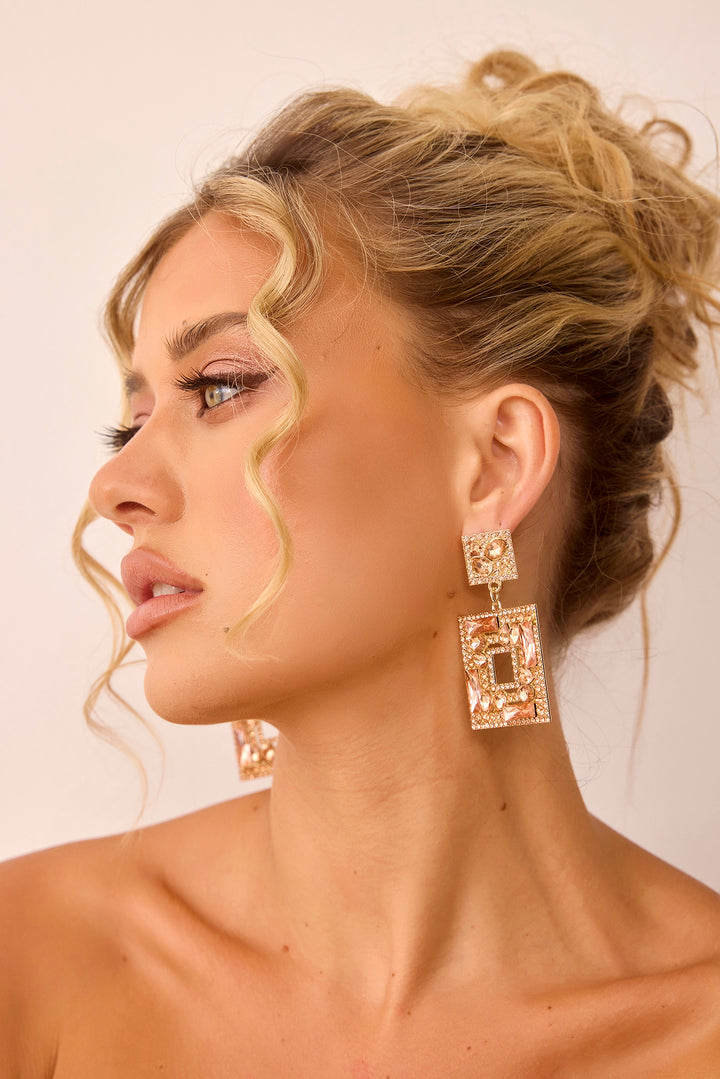 Suncather Earrings - Rose Gold