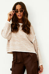 Come & See Me Knit Jumper // Mocha | Sage and Paige.
