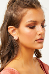 Lucinda Earrings - Pink