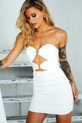 Guess What Dress // White | Sage and Paige.