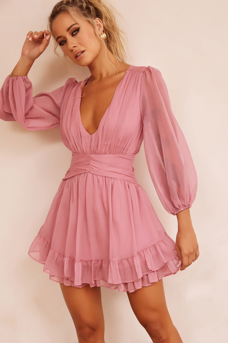 Girl Crush Mini Dress - Blush