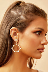 One For You Ear Hoops // White Gold | Sage and Paige.