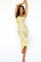 Days in Versailles Maxi Dress // Yellow | Sage and Paige.