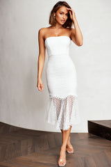 Something About Me Dress - White