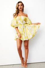Stay With Eliza Dress // Yellow | Sage and Paige.
