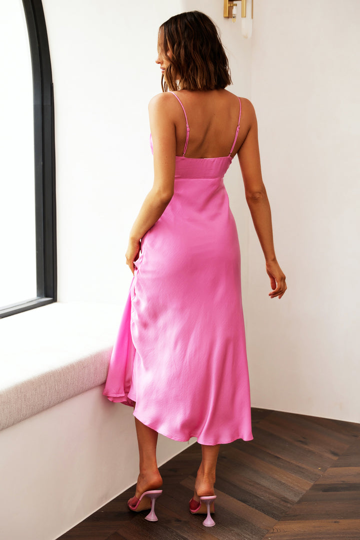 Alexis Midi Dress - Pink