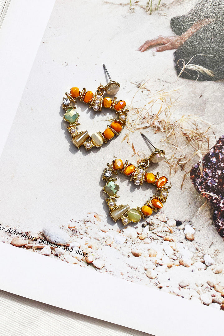The Moment I Knew Earrings // Orange | Sage and Paige.