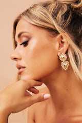 Girl Of The Season Earrings - Gold