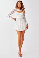 Fame Mini Dress - White
