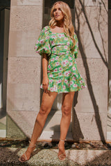 Olivia Mini Dress - Green