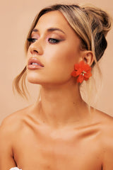 Tulum Earrings - Orange