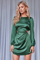 Chase Mini Dress - Forest Green