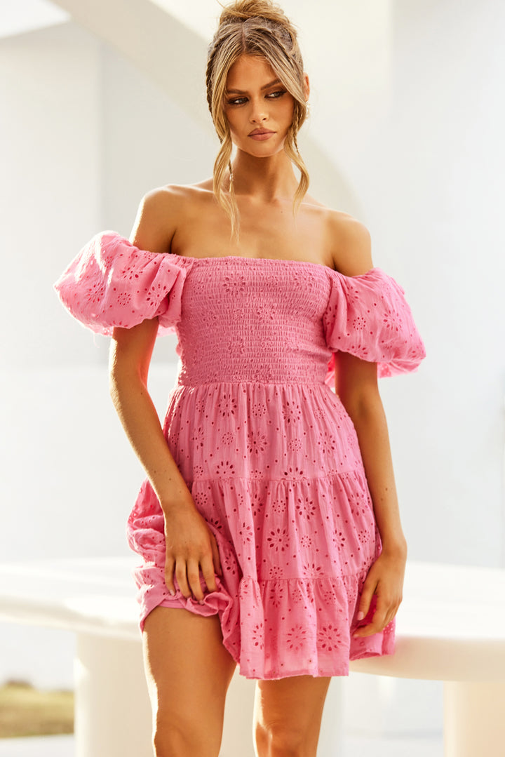Lessons Learnt Mini Dress - Pink