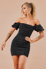 Out For The Weekend Mini Dress - Black