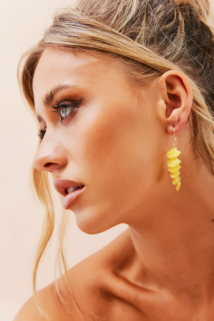 Just Want I Needed Earrings - Yellow