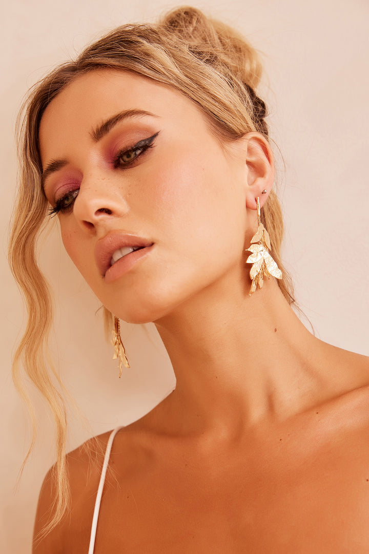 Carry Your Heart Earrings - Gold